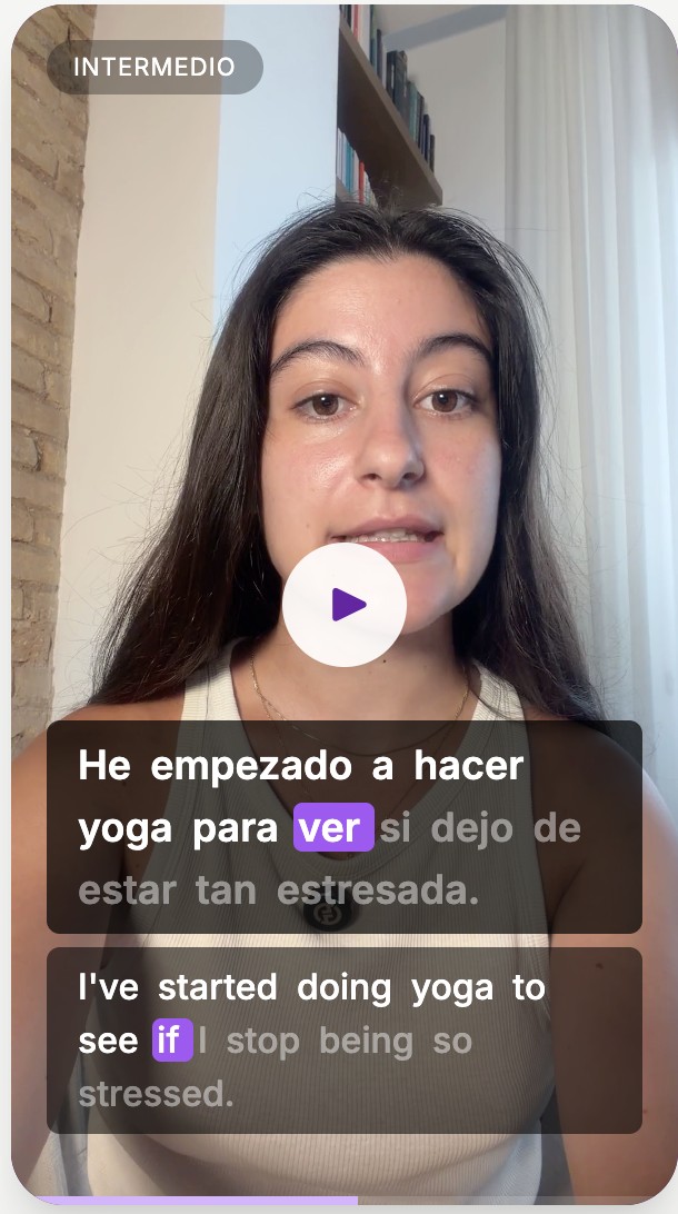 Camaleón Shadow intermediate-level clip with EN/ES subtitles